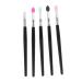 Baluue 25 Pcs Silicone Eyeshadow Brush Cream Makeup Brush Lip Balm Brush Eyeshadow Brushes Spong 14.7x0.9cmx5pcs As Shownx5pcs
