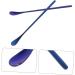Levemolo 2pcs Pet Food Scoop Stainless Steel Lizard Scoop for Food Lizard Food Small Scoop 19.20X1.30X0.20CM Blue - Buy Online on GoSupps.com