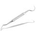 Dog tartar remover scaler toothpick tooth cleaner for pets toothbrush alternative made of stainless steel also for cats dental care tooth cleaning tartar scratches (type 16)