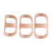 3Pcs Finger Splint Comfort Oval Finger Protector Sizes 6 7 8 Convenient Plastic Finger Support Brace for Trigger Finger Arthritis Thumb and Other Finger Soreness
