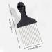 Durable Metal Afro Hair Comb - Stainless Steel Curly Hair Tool for Natural Styles & Beards - Buy Online on GoSupps.com