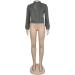 oelaio Sherpa Shacket Jacket Womens Teddy Cropped Faux Fur Jacket Furry Lapel Zip Up Jacket Outerwear 2023 Fall Clothes Gray Large - Buy Online on GoSupps.com