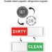 Durratou Set of 2 Dishwasher Magnets Dish Signage Kit Dirty/Clean The Signal Only Is Pushed Does Not Scratch Dishes Are Clean or Dirty - Buy Online on GoSupps.com