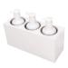 3 Bottle Spa Warmer Adjustable 9 Temperature Mode with Timer Massage Oil Lotion Cream Bottle Heater 110-250V (EU Plug)
