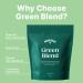 Nutriseed Green Blend: Powerful Superfoods & Adaptogens | Vegan, Gluten-Free, All Natural - 30 Servings - Buy Online on GoSupps.com
