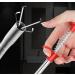 Spring Dredging Tools Drainage Sewer Kitchen Cleaning Tools Four Claw Sewer Clamps 0.9M - Buy Online on GoSupps.com