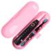 Travel case for electric toothbrushes made of plastic for Fairywill series pink
