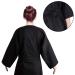 Noverlife Spa Massage Kimono Robe - Water & Chemical Proof Salon Bathrobe for Beauty Treatments - Lightweight Black Gown for Hairdressing & Makeup - Buy Online on GoSupps.com