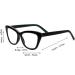 Huicai Women's Cat Eye Vintage Reading Glasses - Stylish Portable Readers in Black & Army Green | Magnification 1.0 to 4.0 - Buy Online on GoSupps.com