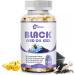 120 Black Seed Oil Capsules Cold Pressed Pure Organic Nigella Sativa - Buy Online on GoSupps.com