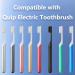 4-Pack of Black Replacement Heads for Quip Electric Toothbrush - Buy Online on GoSupps.com