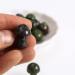 XUQULI Natural Hand Carved Dragon Bloodstone Crystal Mushroom - 2pcs for Stylish Home Decoration | Semi-Precious Quartz - Buy Online on GoSupps.com