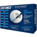 TaylorMade Distance+ White Golf Balls - Pack of 12 - Buy Online on GoSupps.com