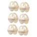 FRCOLOR 6 Pairs Toe Corn Stickers Corn Cushions Foot Compact Metatarsal Pads Back Heel Sticker Daily Use Metatarsal Pads Portable Toe Cushion Replaceable Wear Sleeve Men and Women Elastic
