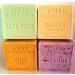 Set Marseille soap 4 x 100 grams extra soft no palm oil Le Chatelard 1802