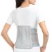 TYNOR Contoured Lumbar Support Belt Lower Back Brace Breathable Compression Adjustable Waist Lumbar Support Brace for Men & Women Herniated Disc Sciatica Back Pain & Heavy Lifting (Grey) L (40-46) inch