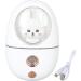 USB Facial Mist Sprayer Cute Animal Face Humidifier 35ml Handy Steamer USB Rechargeable 500mah for Travelling (White) - Buy Online on GoSupps.com