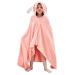 Hilmocho Kids Hooded Bath Towel Large Soft Baby Toddler Blanket Poncho Towel Children Swimming Beach Towel Bathrobe for Boys and Girls Pink