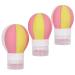 FRCOLOR 3pcs Bottle Body Wash Travel Silicone Bottle