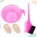 FRCOLOR 6 Sets Hair Dyes Hair Dye Hair Colour Spray Tools for Dyeing Hair Brush Hairdressing Salon Tool Brush for Dyeing Hair Main Set Comb Pink - Buy Online on GoSupps.com