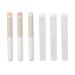 Professional Lipstick Brush Round Lip Brushes 3 Pieces Artificial Fiber Multipurpose Portable with Makeup Sponge Portable Cosmetic Tool