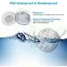 Zhongkaifa underwater light with remote control RGB multi color changing waterproof LED underwater light pond lighting pool lighting for vase base party christmas swimming pool wedding (4 pcs) - Buy Online on GoSupps.com