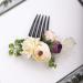 Teyglen Bridal Rose Hair Comb - Boho Floral Headpiece for Wedding, Prom, and Photo Shoot - Buy Online on GoSupps.com