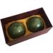 Jade Massage Balls - Hand Health & Stress Relief Set | 2pcs Baoding Balls for Exercise & Therapy - Buy Online on GoSupps.com