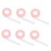 minkissy 6 Rolls Grafting Eyelash Tape Mascara Tool Colored Duct Tape Eyelash Extension Supplies Eyelash Tool Nail Art Tool Cosmetology Supplies Manicure Extend Non-woven Fabric Pink
