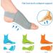 Price Xes Metatarsal Compression Arch Support Sleeves with Gel Pad - Flat Foot & Plantar Fasciitis Relief - 1 Pair Gray - Buy Online on GoSupps.com