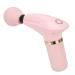 Mini massage gun mini-muscle depth tissue gun type City charging light percussion muscle viewer hammer-knet mode (pink)