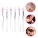6pcs Silicone Lip Brush Set with Lid - Essential Makeup Tools for Eye Shadows Lipstick & Lip Masks | Perfect Beauty Accessories for Women - Buy Online on GoSupps.com