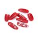 Brishow Christmas Artificial Nails - 24 Ballerina Red Press-On Acrylics for Women & Girls - Buy Online on GoSupps.com