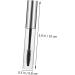 VINTORKY 10pcs Mascara Empty Tube Mascara Bottle Lip Gloss Bottle Eyelash Cream Tube Cosmetic Silver Plastic - Buy Online on GoSupps.com