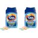 TUMS Smoothies Extra Strength Antacid Chewable Tablets for Heartburn Relief Assorted Fruit - 12 Count (Pack of 2)