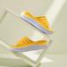 GPOS Women's Athletic Recovery Sandals with Arch Support - Yellow/White - Buy Online on GoSupps.com