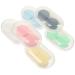 Homsfou 6 sentences Contact lens container lentil carrier lens carrier lens storage case lens accessories eye color contacts lensetui-kit small mirror box travel pp