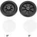 Shanrya Stroller Wheel Accessories - 360 Rotation Rear Wheels for Yoya & Kiddopotamus (ONE Pair 12) - Buy Online on GoSupps.com