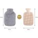 Large PVC Hot Water Bottle 2L with Soft Cover & Kangaroo Pocket - Hand Warmer for Adults & Children | International Shipping Available - Buy Online on GoSupps.com