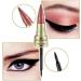 6PCS/SET 2 In 1 Double Head Eyeliner Eyeshadow Combination Waterproof Black Eye Liner Pen Quick Dry Colorful Eyeshadow High Pigmented Eye Powder Cosmetic Set liquid eyeliner - Buy Online on GoSupps.com