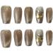 10Pcs Cat Eye Handmade Press On Nails with Gradient Design False Nails Full Cover Ballerina Wearable Artificial Nail Tips (Color : 7 Size : M) - Buy Online on GoSupps.com