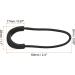 Patikil 15-Pack Zipper Trains Replacement Extension Cable - Fastening Labels for Luggage Backpacks Jackets | U-Form Black - International Shipping - Buy Online on GoSupps.com