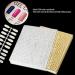 Herklotzn 216 Colors Nail Tips Display Book DIY Nail Arts Showing Tag Color Graphic Card Painting Display Board Silver - Buy Online on GoSupps.com