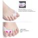 DEAVER Gel Toe Separator Bunion Corrector for Men & Women - Silicone Foot Spacer for Bunion Adjustment - 4 Pairs - Buy Online on GoSupps.com