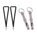 Gheart dog whistle ultrasound dog whistle professional adjustable frequency high frequency silent ultrasound training pipe dogs whistle with lanyard for dog training dog training 2 pieces