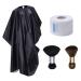 MUSISALY Set 4 Hairdressing Tools Set Hair Dye Gown Hairdressing Cape Hair Cutting Apron Salon Neck Duster Hair Color Apron Barber Neck Brush Haircutting Strips Haircut Neck Brush Plastic