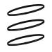 3 pieces of hair band guys sports hair band men hair band sport children hair band children boys football hair band guys elastic hair band slipproof headbands children hair strips women thin-black