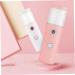 DOITOOL Facial Humidifier Indicator Light Mineral Drops for Water Mini Humidifier Air Humidifier Beauty Spray Water Meter The Face Sprayer Moisture Cream Abs Pink - Buy Online on GoSupps.com