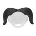 Funny silicone-baby beard soft silicone-sailing baby-praised beard funny soft silicone-strange chewing tool for orthodontics