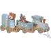 Kindsgut Holz-Reisenbahn - Sustainable Wooden Train Set with Zoo Animals | High-Quality Eco-Friendly Toy in Dark Gray - Buy Online on GoSupps.com